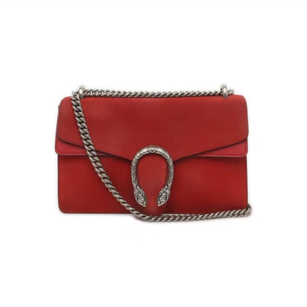 Gucci Suede Medium Dionysus Shoulder Bag